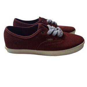 Vans Authentic Low Pro Burgundy Lilac Size 6.5 Womens 5 Mens
